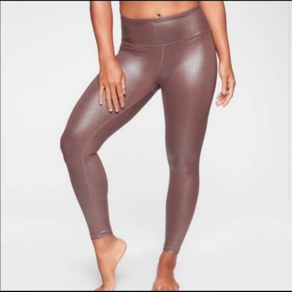 Athleta Pants - Athleta Elation Shimmer Leggings size L